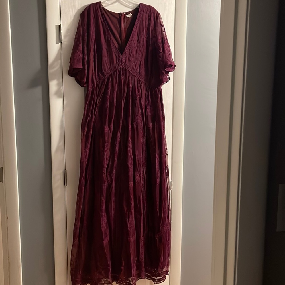 Pinkblush 1x maxi dress